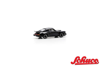 Schuco 1977 Porsche 911 Turbo Coupe 930 Black 1:64