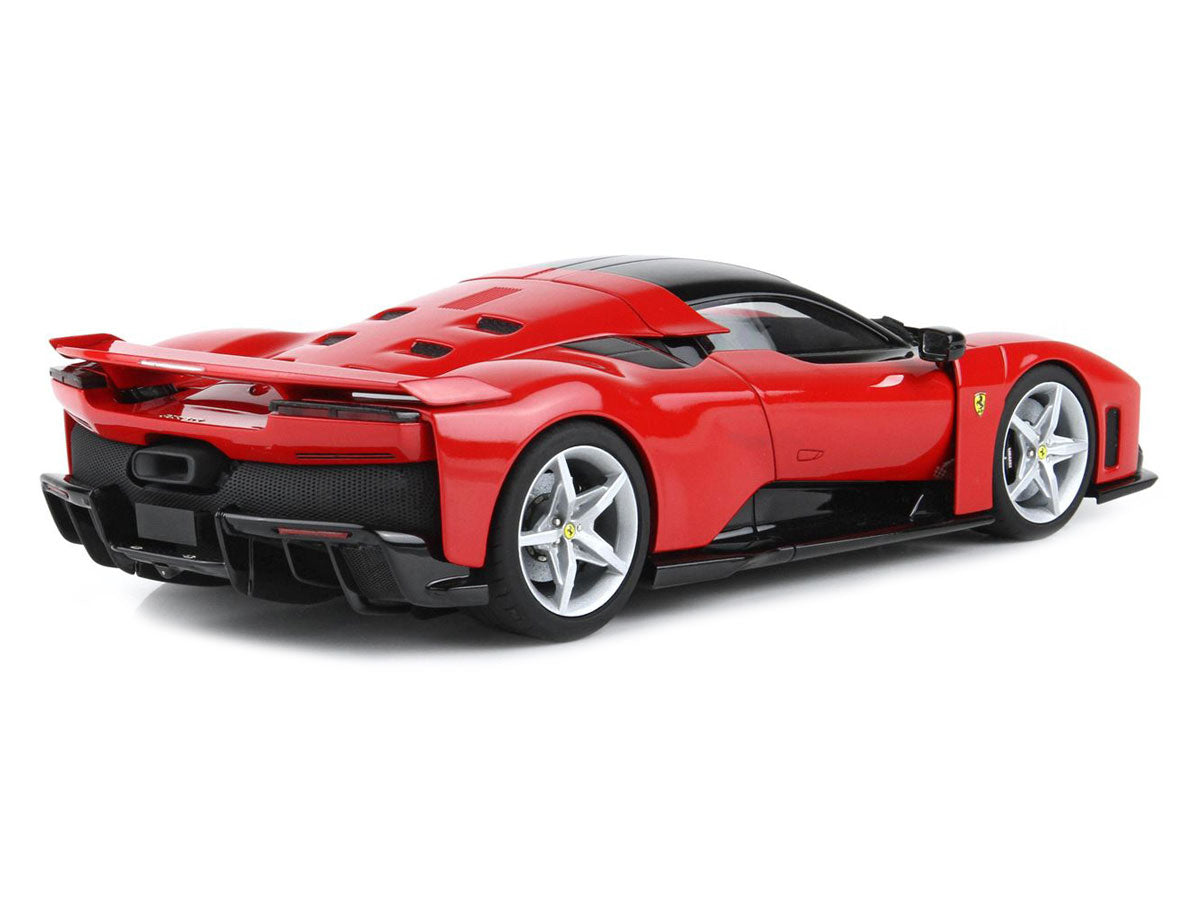 BBR 2024 Ferrari F80 Rossa Corsa (Red) and Black WITH DISPLAY 1:18