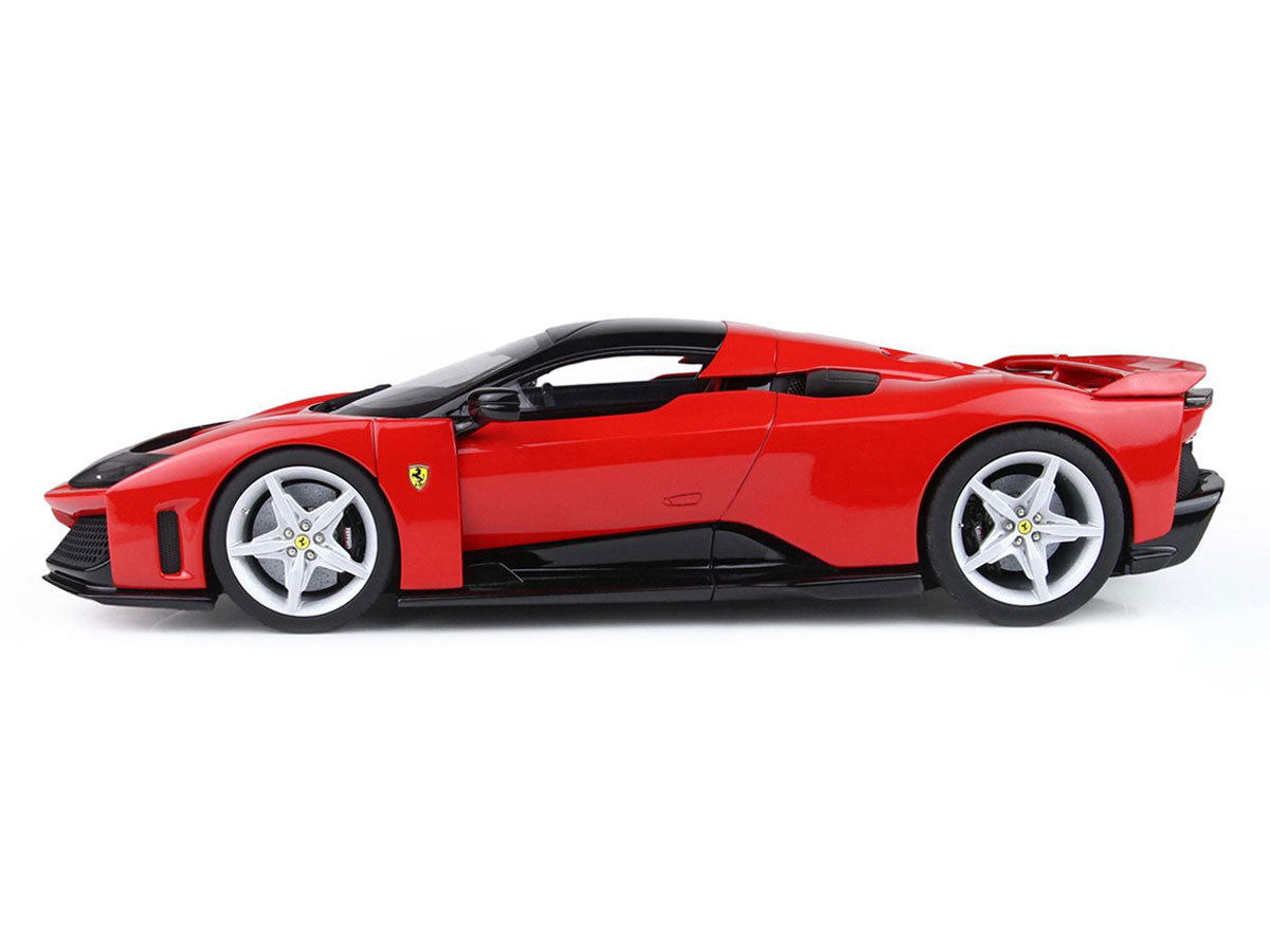 BBR 2024 Ferrari F80 Rossa Corsa (Red) and Black WITH DISPLAY 1:18