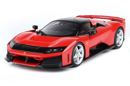 BBR 2024 Ferrari F80 Rossa Corsa (Red) and Black WITH DISPLAY 1:18