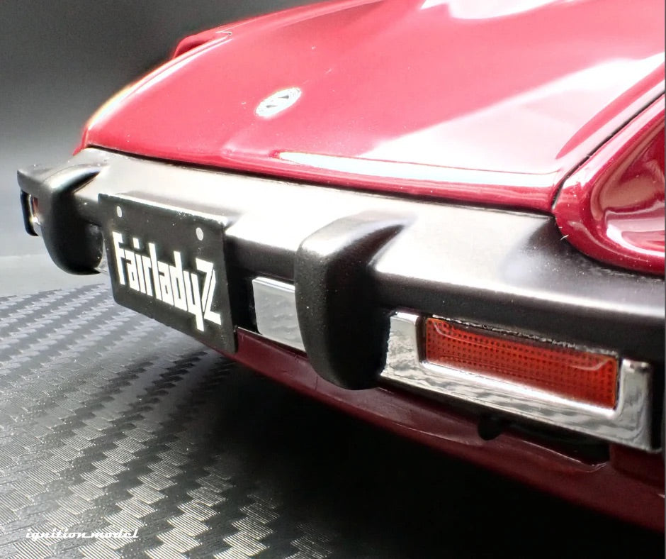 Ignition-Model Nissan Fairlady 280 Z S130 RHD Dark Red 1:18