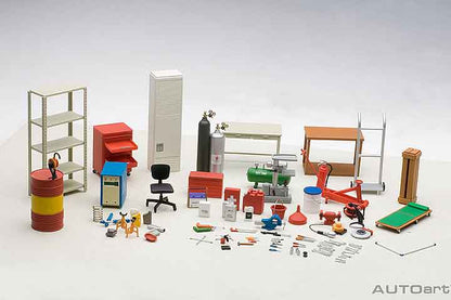 AUTOart - Accessories - Auto Garage Kit Set (Version 1) 1:18