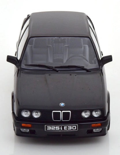 KK-Scale 1987 BMW 325i (e30) M Package Coupe Black Metallic 1:18