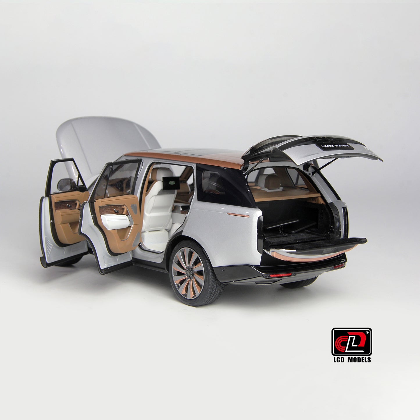 LCD 2022 Range Rover SV Silver w/ Bronze Accents 1:18