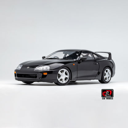 LCD Toyota Supra A80 (Black color) *Comes with a lift!!* 1:18