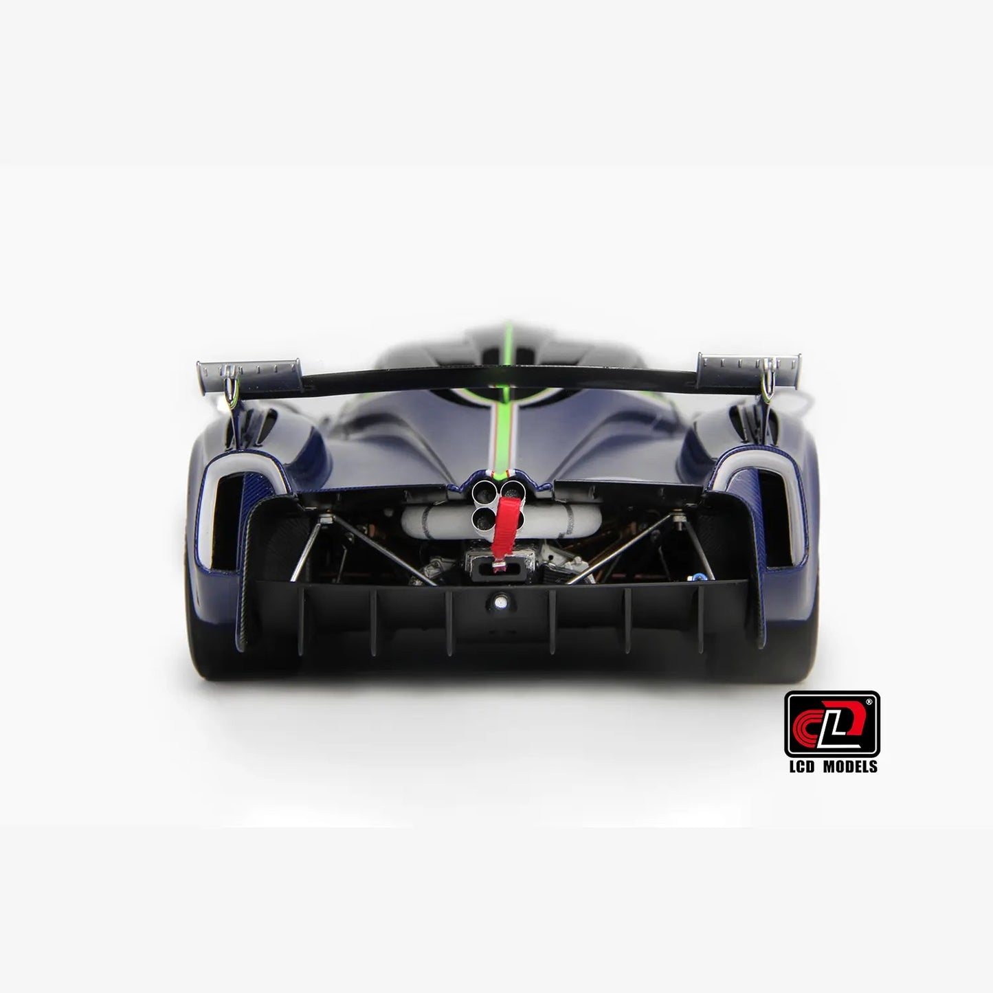 LCD Pagani Huayra R Blue Carbon 1:18