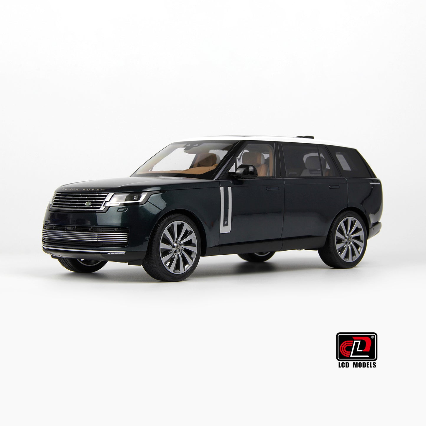 LCD 2022 Range Rover SV Serenity Dark Green w/ White Roof 1:18