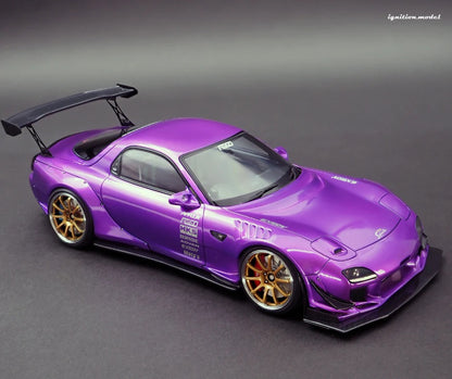 Ignition-Model Mazda RX-7 Feed Afflux GT3 (FD3S) Purple Metallic 1:18