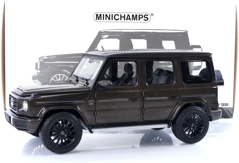 Minichamps 2020 Mercedes-Benz G63 (W463) G-Class 4.0 V8 Biturbo 585cv AMG Brown Metallic 1:18