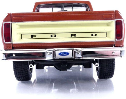 Maisto 1979 Ford F150 Pickup Truck Brown and White 1:18