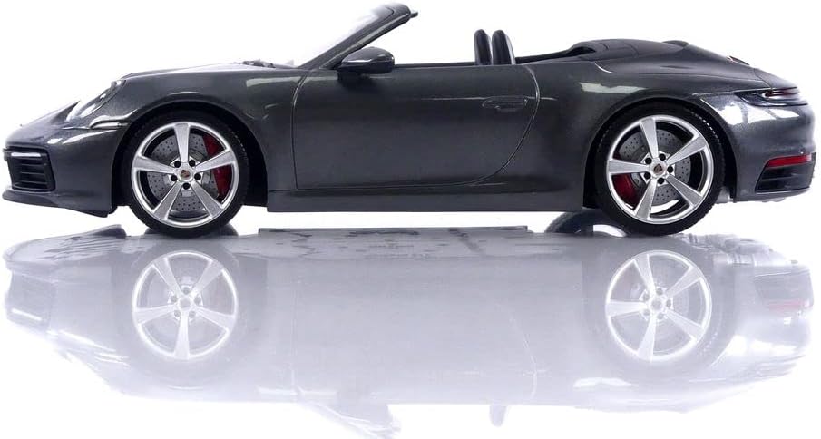 Minichamps 2019 Porsche 911 992 Carrera 4S Cabriolet Agate Grey Metallic 1:18 SEALED