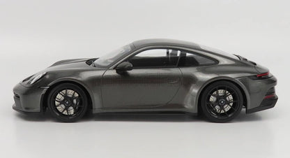 Minichamps 2022 Porsche 911 992 GT3 Touring Agate Grey Metallic w/ Black Wheels 1:18 LIMITED