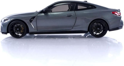 Minichamps 2020 BMW M4 Coupe (G82)w/ Black Carbon Roof Grey Metallic 1:18