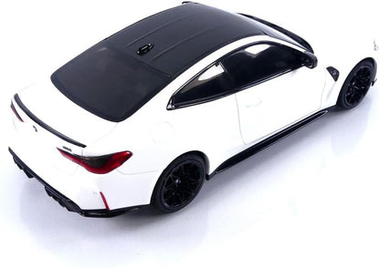 Minichamps 2020 BMW M4 Coupe (G82)w/ Black Carbon Roof Alpine White 1:18 SEALED