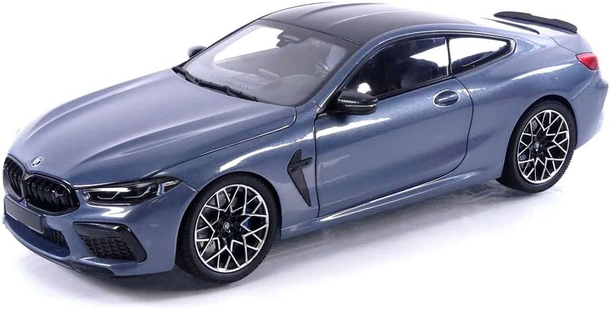 Minichamps 2020 BMW M8 Coupe (F92) Light Blue Metallic 1:18