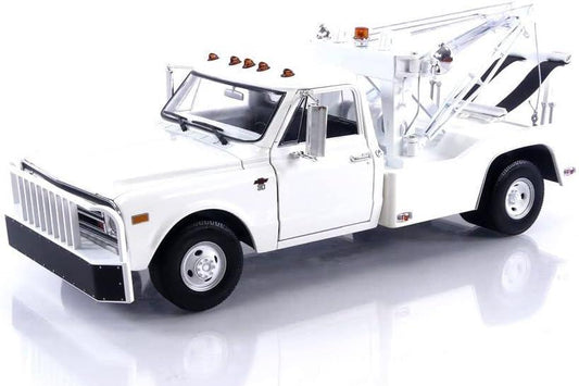 Greenlight 1968 Chevrolet C-30 Dually Wrecker White 1:18