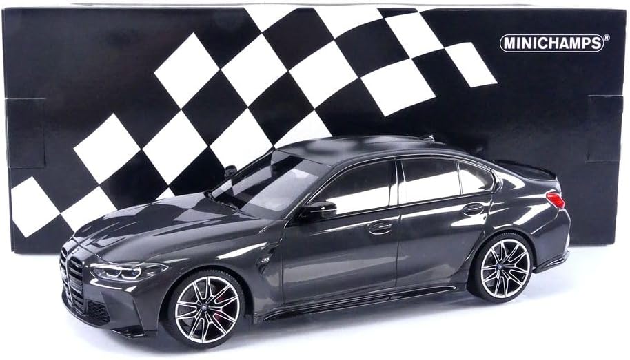 Minichamps 2020 BMW M3 Competition (G80) Grey Metallic 1:18 SEALED