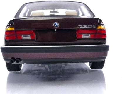 Minichamps 1986 BMW 730i (E32) Sedan Dark Red Metallic 1:18