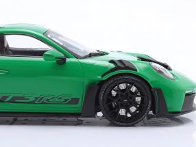 Minichamps 2023 Porsche 911 992 GT3 RS Python Green w/ Black Wheels 1:18 SEALED, LIMITED EDITION