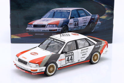 Werk83 1990 Audi V8 Quattro Team Schmidt Motorport Technik No 44 DTM Winner White 1:18