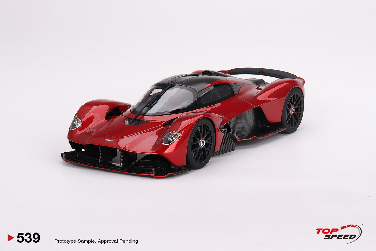 Topspeed Aston Martin Valkyrie Hyper Red 1:18