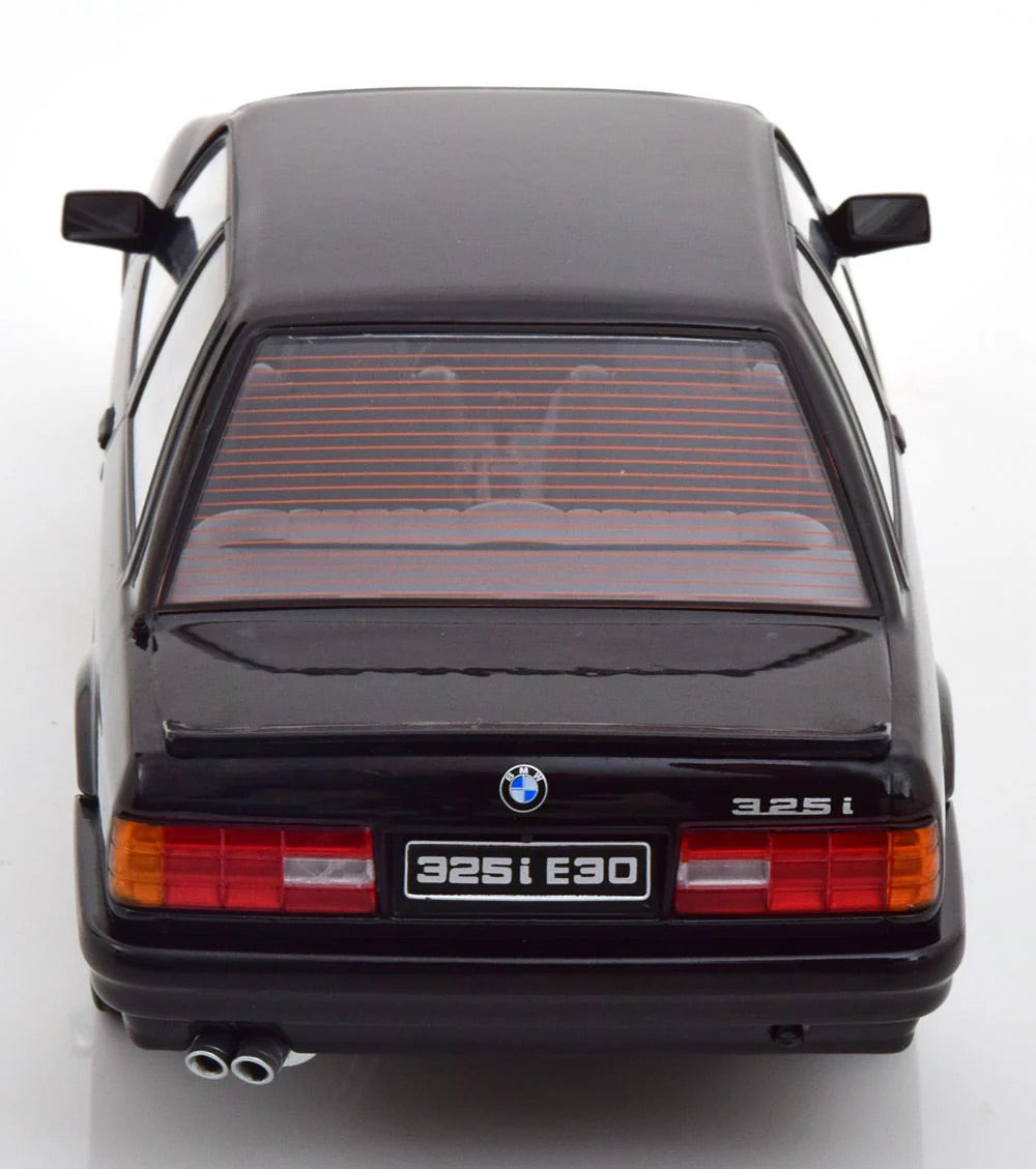 KK-Scale 1987 BMW 325i (e30) M Package Coupe Black Metallic 1:18