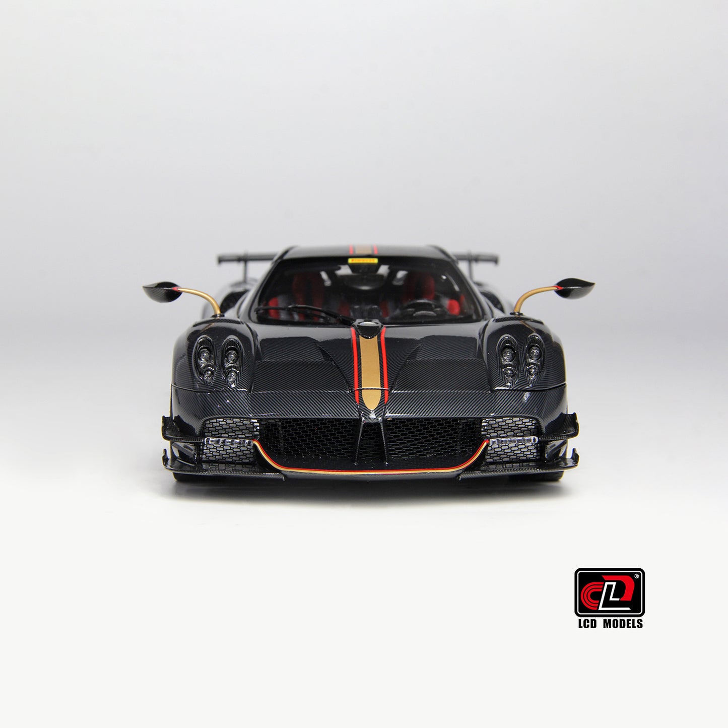 LCD Pagani Huayra Roadster BC Full Carbon Black 1:18