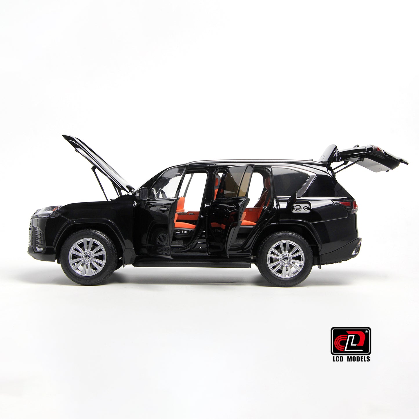 LCD 2024 Lexus LX600 Black 1:18