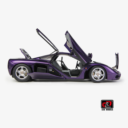 LCD 1993 Mclaren F1 Pearl Purple Metallic 1:18