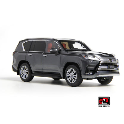 LCD 2024 Lexus LX600 Grey Metallic 1:18