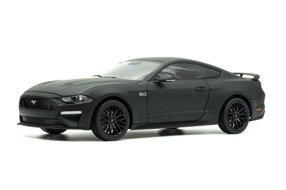 Diecast Masters 2019 Ford Mustang GT 5.0 Coupe RHD Matte Black (Customizable) 1:18