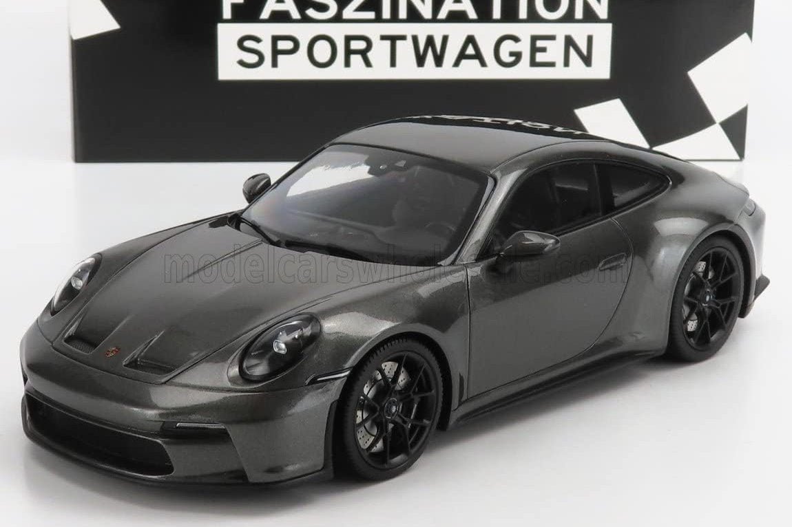 Minichamps 2022 Porsche 911 992 GT3 Touring Agate Grey Metallic w/ Black Wheels 1:18 LIMITED