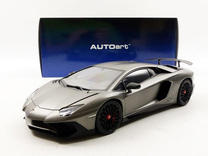 AUTOart 2015 Lamborghini Aventador LP750-4SV Titanium Matte Grey 1:18