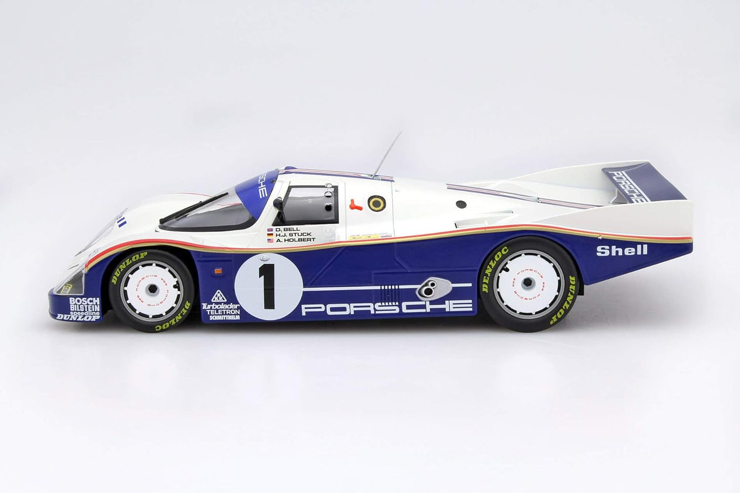 Norev Porsche 962C 2.6L Turbo Team Rothmans Porsche No 1 Winner 24H LeMans 1986 1:18