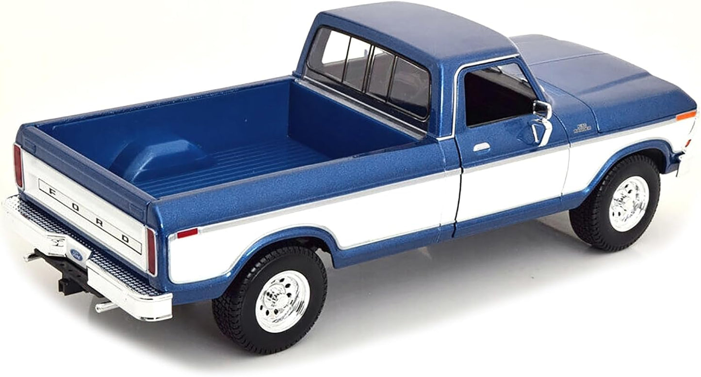 Maisto 1979 Ford F150 Pickup Truck Blue and White 1:18