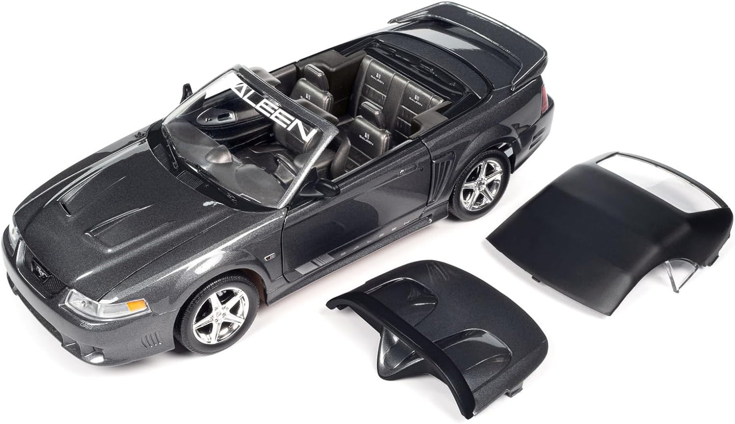 Autoworld American Muscle 2003 Ford Mustang Saleen S281 SC Speedster Dark Shadow Grey 1:18