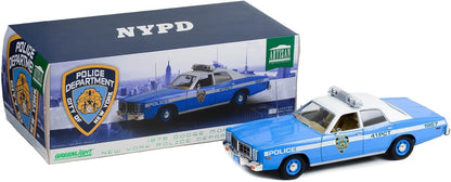 Greenlight 1978 Dodge Monaco NYPD Police Cruiser Blue 1:18