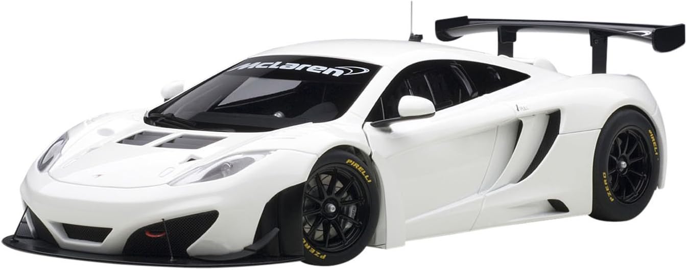 AUTOart Mclaren 12C GT3 White w/ Black Wheels 1:18