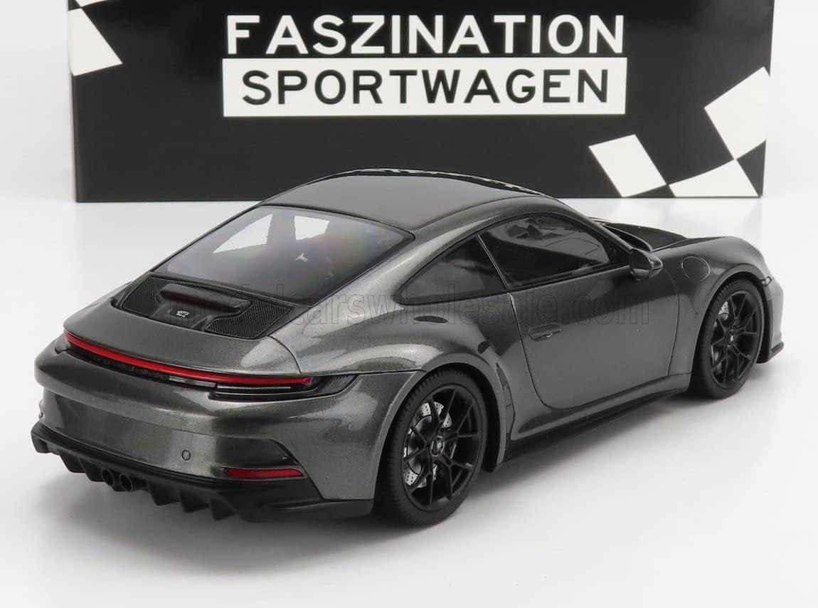 Minichamps 2022 Porsche 911 992 GT3 Touring Agate Grey Metallic w/ Black Wheels 1:18 LIMITED