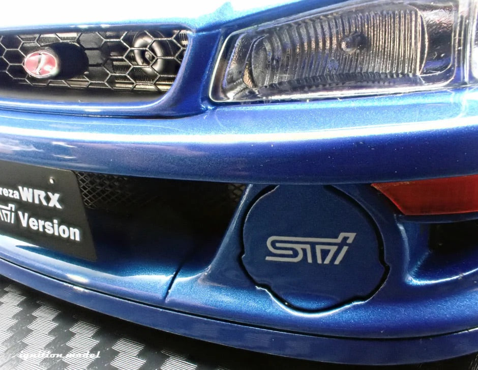 Ignition-Model Subaru Impreza WRX Type R STi Version V (GC8) Blue 1:18