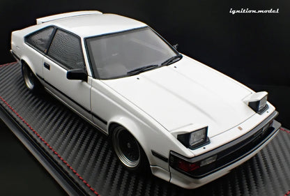 Ignition-Model Toyota Celica Supra Mk2 XX 2800 GT (A60) w/ SSR Mesh Wheels, White 1:18