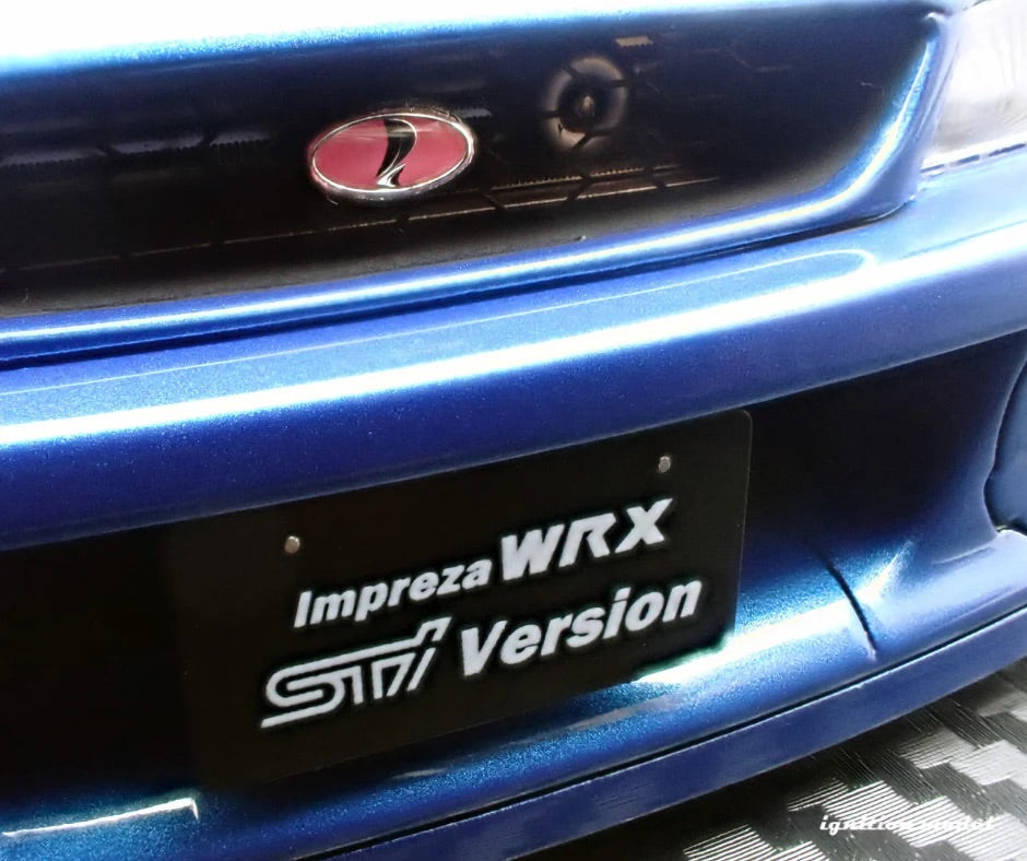 Ignition-Model Subaru Impreza WRX Type R STi Version V (GC8) Blue 1:18