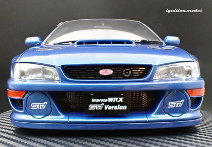 Ignition-Model Subaru Impreza WRX Type R STi Version V (GC8) Blue 1:18