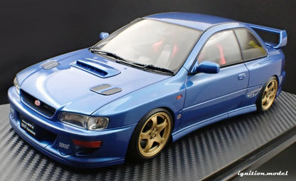 Ignition-Model Subaru Impreza WRX Type R STi Version V (GC8) Blue 1:18