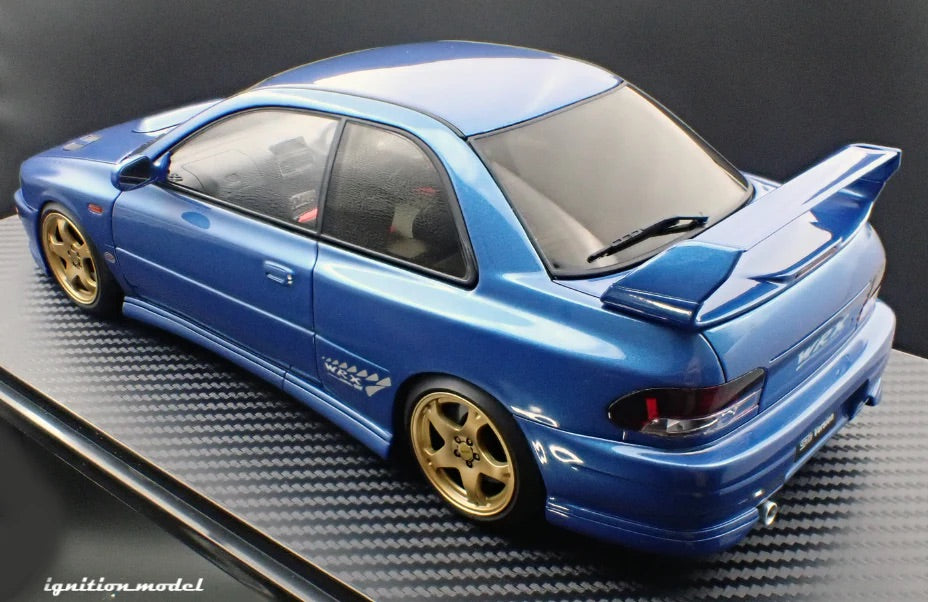 Ignition-Model Subaru Impreza WRX Type R STi Version V (GC8) Blue 1:18