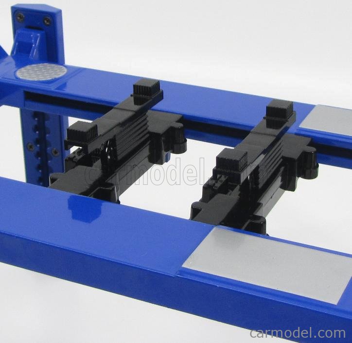 Greenlight - Accessories - Auto Garage Set - Four Post Lift Blue 1:18