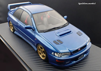 Ignition-Model Subaru Impreza WRX Type R STi Version V (GC8) Blue 1:18