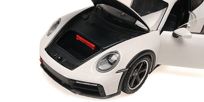 Minichamps 2022 Porsche 911 992 Dakar Grey Metallic 1:18