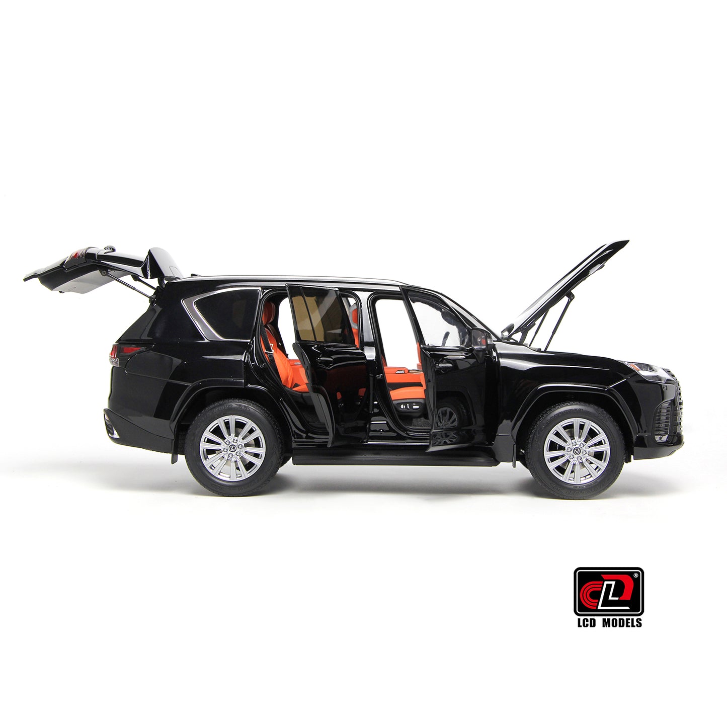 LCD 2024 Lexus LX600 Black 1:18