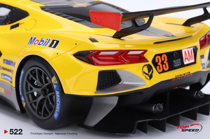 Topspeed 1:18 Chevrolet Corvette C8.R #33 Corvette Racing  2023 Le Mans 24 Hrs  LM GTE AM Class Winner